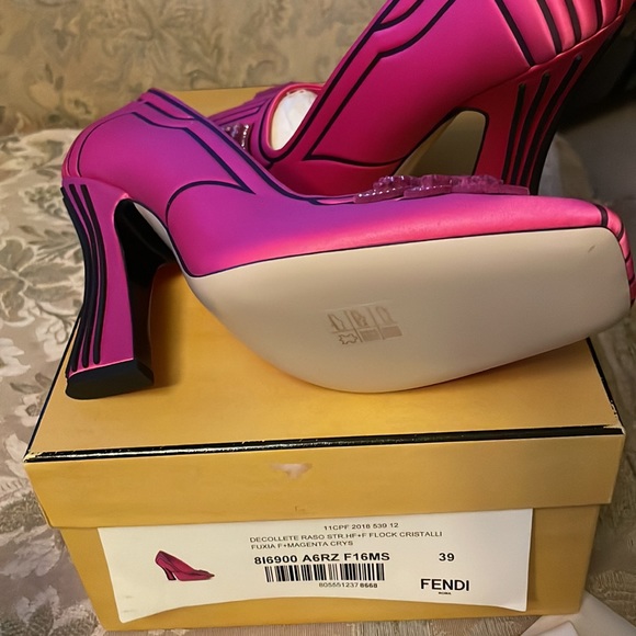 Fendi freedom satin Pump - Picture 2 of 5